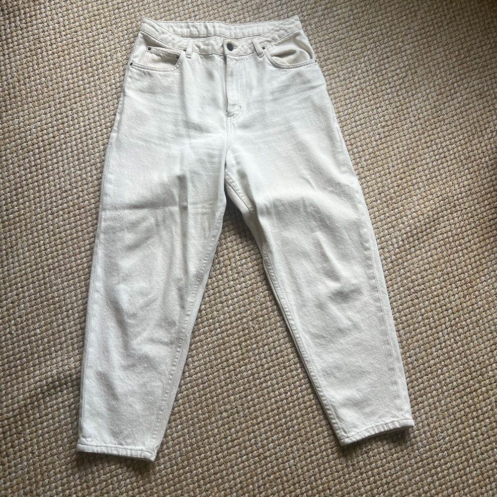 American Vintage cream jeans